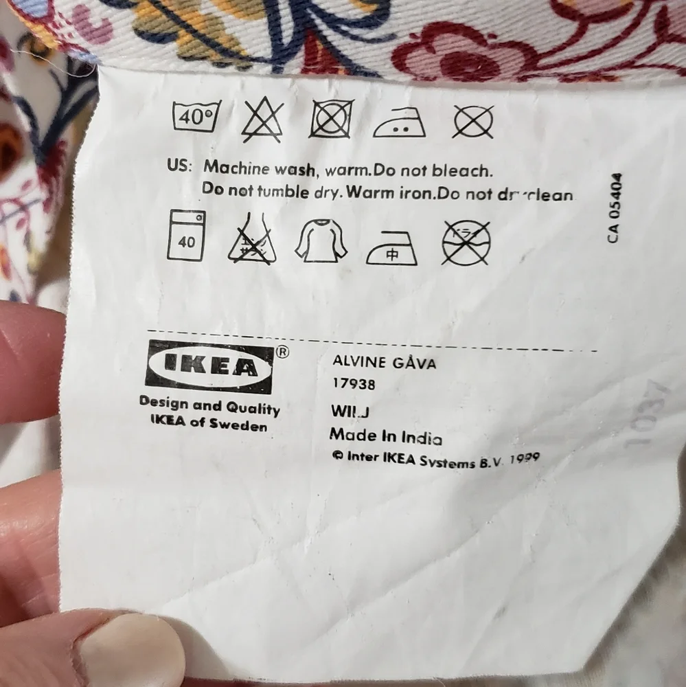 Ikea Aldine Gava Pillow Sham Set of 2